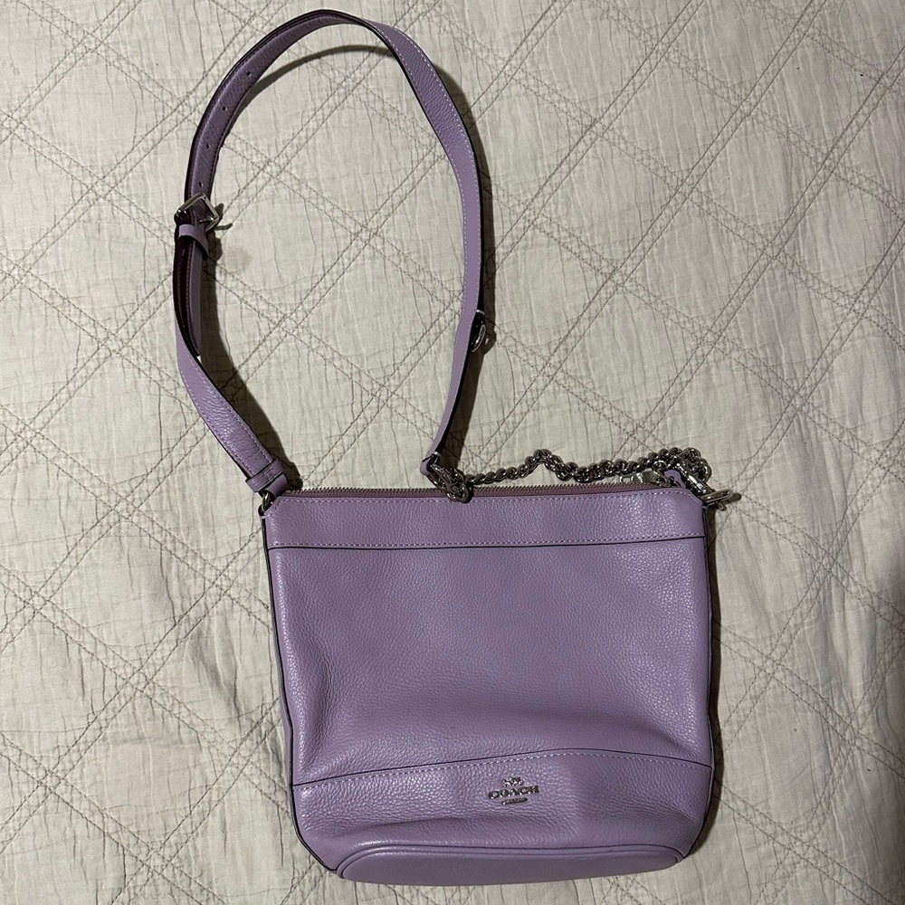 Coach leather bag